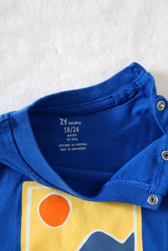Lote 3 t-shirts menino 18/24meses, Zippy, Como novas – photo 7